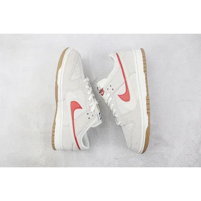 Nike Dunk Low SE 85 Double Swoosh "Sail Grey/Orange" фото № 7
