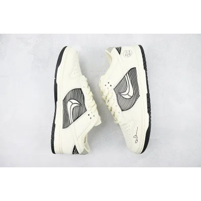 Nike SB Dunk Low "Cream White/Black/Grey" фото № 7
