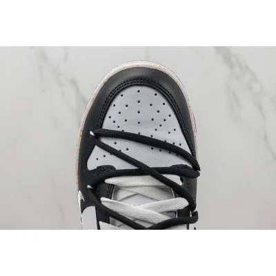 Nike Dunk Low Shooshes "White/Black" фото № 3