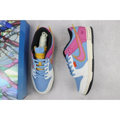 Nike SB Dunk Low "Pink/Blue/White Saint Seiya" фото № 7