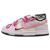 Nike SB Dunk Low "White/Black/Rose Pink"