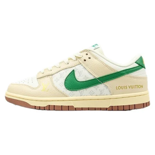 Louis Vuitton x Nike Dunk Low "Beige/Cream/Green"