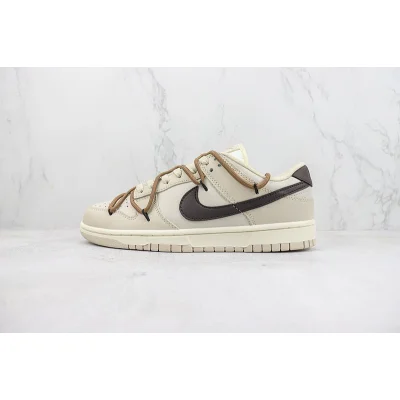 Nike Dunk Low "Cream/Brown/Coffee Lacing" фото № 2