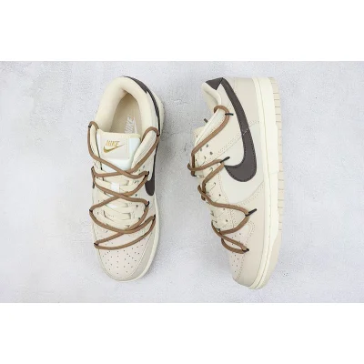 Nike Dunk Low "Cream/Brown/Coffee Lacing" фото № 6