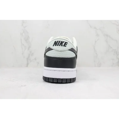 Nike Dunk Low "White/Black/Mini-Swoosh" фото № 9