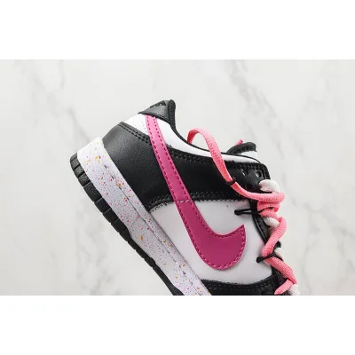 Nike Dunk Low Multi Swoosh «Black/Pink/Solar White» фото № 4 Nike Dunk Low Multi Swoosh «Black/Pink/Solar White» фото № 4