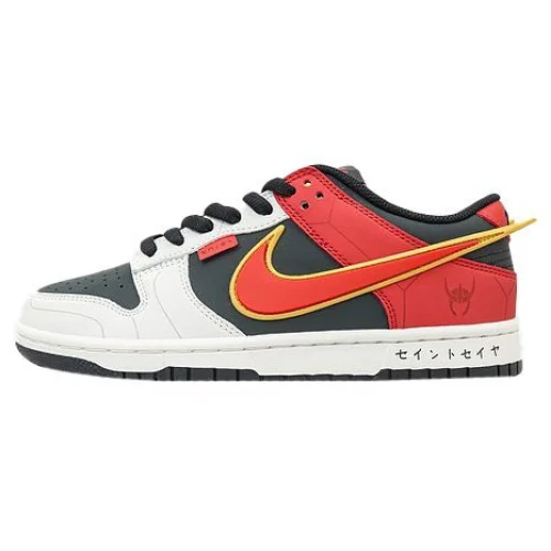 Saint Seiya x Nike Dunk Low Custom "Red/White/Black"