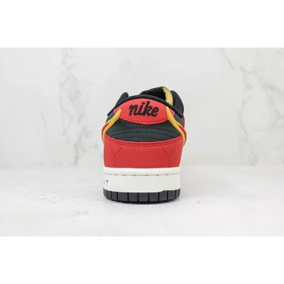 Saint Seiya x Nike Dunk Low Custom "Red/White/Black" фото № 9