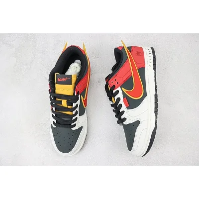 Saint Seiya x Nike Dunk Low Custom "Red/White/Black" фото № 6