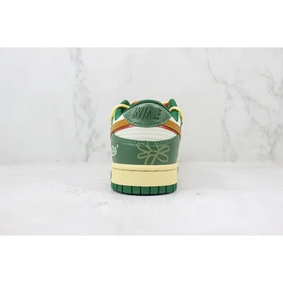 Nike Dunk Low "Panda/Summer Graffiti Green" фото № 9 Nike Dunk Low "Panda/Summer Graffiti Green" фото № 9