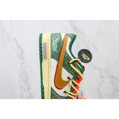 Nike Dunk Low "Panda/Summer Graffiti Green" фото № 3 Nike Dunk Low "Panda/Summer Graffiti Green" фото № 3