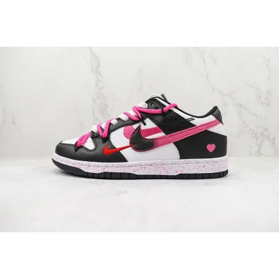 Nike Dunk Low Multi Swoosh «White/Black/Pink/Red» фото № 2 Nike Dunk Low Multi Swoosh «White/Black/Pink/Red» фото № 2