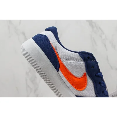 Nike SB Force 58 "Midnight Navy/Safety Orange" фото № 3