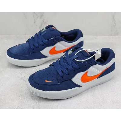 Nike SB Force 58 "Midnight Navy/Safety Orange" фото № 5