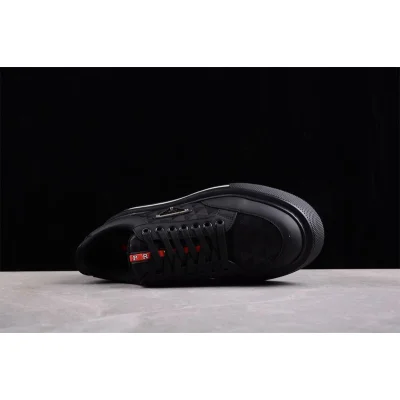 Prada Macro Re-nylon And Brushed Leather Sneakers "Black" фото № 3