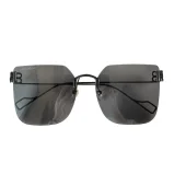 Солнцезащитные очки Balenciaga Large Lenses And Temples Decorated By Logo "Black"