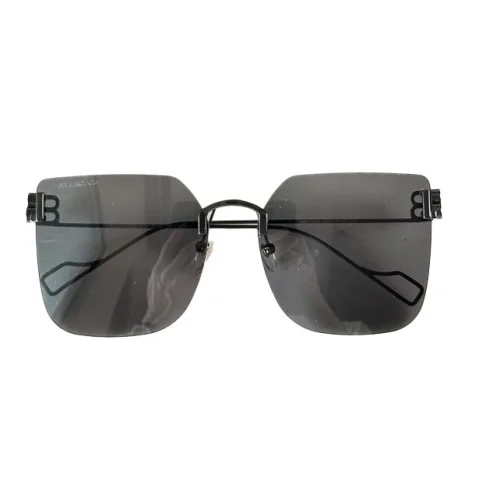 Солнцезащитные очки Balenciaga Large Lenses And Temples Decorated By Logo "Black"