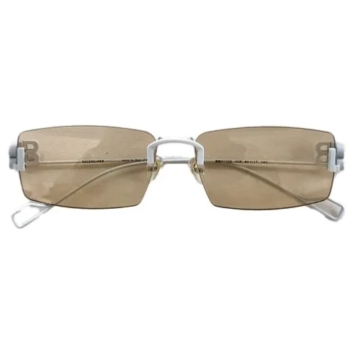 Солнцезащитные очки Balenciaga Thin Frame And Temples Decorated "Brown"