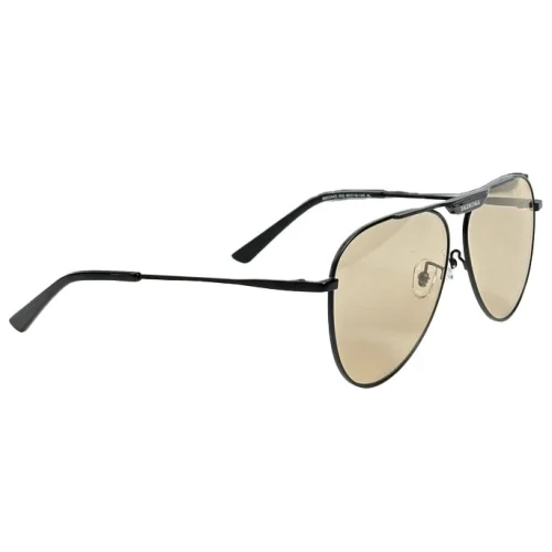 Солнцезащитные очки Balenciaga Aviator Shaped Decorated By Logo On Bridge Of The Nose "Brown/Black"