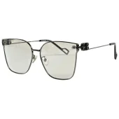 Солнцезащитные очки Balenciaga Thin Temples With Logo "Gray"
