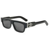 Солнцезащитные очки Chrome Hearts Temples With Big Logo "Black"
