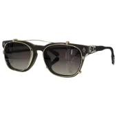 Солнцезащитные очки Chrome Hearts Double Thin Frame "Black/Silver"