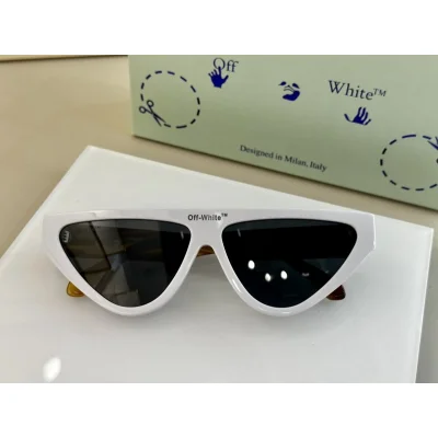 Солнцезащитные очки Off White Front Middle Inscription "White" фото № 7 Солнцезащитные очки Off White Front Middle Inscription "White" фото № 7