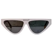 Солнцезащитные очки Off White Front Middle Inscription "White"