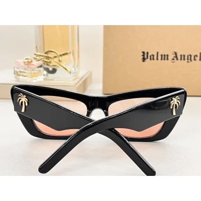 Солнцезащитные очки Palm Angels Temples Decorated By Palm "Black/Red" фото № 2