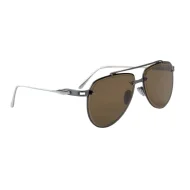 Солнцезащитные очки Prada Aviator Shaped And Thin Frame "Brown"