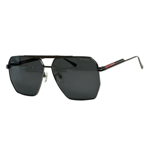 Солнцезащитные очки Prada Hexagon Shaped Thin Frame "Black"
