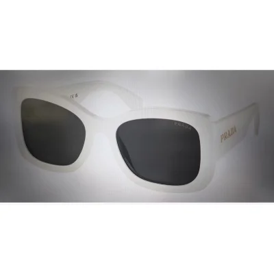 Солнцезащитные очки Prada Frame Decorated By Gold Inscription Side "White" фото № 3