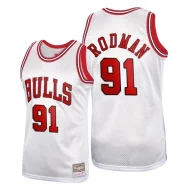 Баскетбольная Джерси Mitchell And Ness Chicago Bulls 97-98 №91 Dennis Rodman "White"