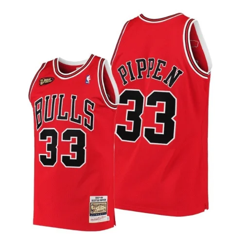 Баскетбольная Джерси NBA Chicago Bulls 98 №33 Scottie Pippen "Red"