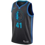 Баскетбольная Джерси Nike Dallas Mavericks 18-19 №41 Dirk Nowitzki "Black"