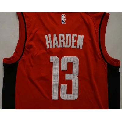 Баскетбольная Джерси Nike Houston Rockets №13 James Harden "Red" фото № 3