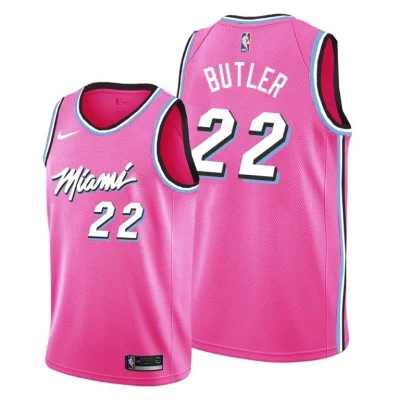 Баскетбольная Джерси Nike Miami Heat №22 Jimmy Butler "Pink" фото № 2