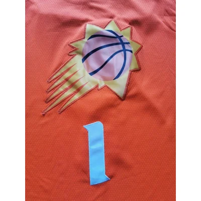 Баскетбольная Джерси Nike Phoenix Suns 19-20 №1 Devin Booker "Orange" фото № 5
