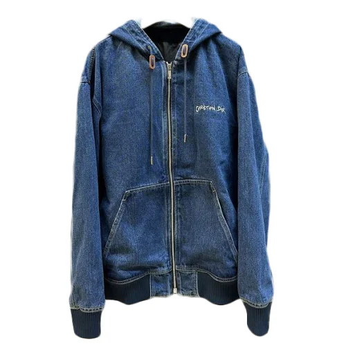 Куртка Christian Dior White Print Small Logo "Blue"