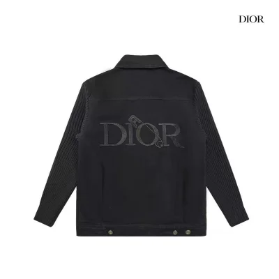Джинсовая Куртка Dior With Logo "Black" фото № 5