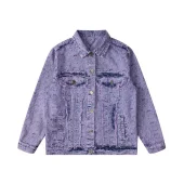 Джинсовая Куртка Louis Vuitton Grunge "Lilac/Blue
