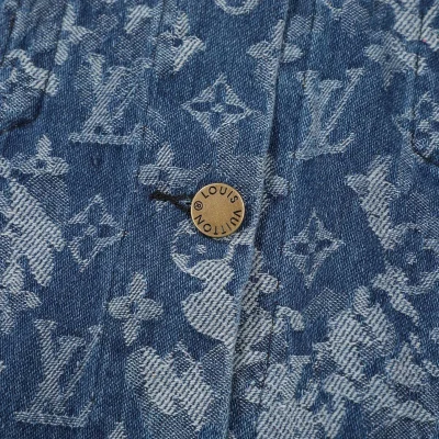 Джинсовая Куртка Louis Vuitton Logos "Blue" фото № 4