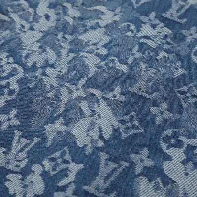 Джинсовая Куртка Louis Vuitton Logos "Blue" фото № 6