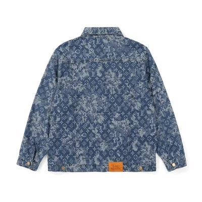 Джинсовая Куртка Louis Vuitton Logos "Blue" фото № 8