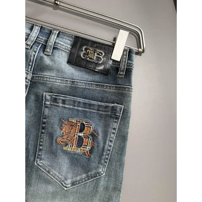 Джинсы Burberry Backside Black Stripe Silver Print Burse BT "Blue" фото № 6 Джинсы Burberry Backside Black Stripe Silver Print Burse BT "Blue" фото № 6