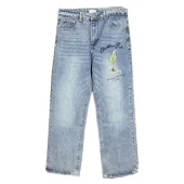 Джинсы Christian Dior Frontside Logo Lily In The Valley 1947 "Blue"