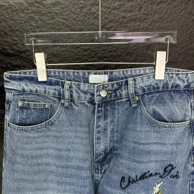 Джинсы Christian Dior Frontside Logo Lily In The Valley 1947 "Blue" фото № 2