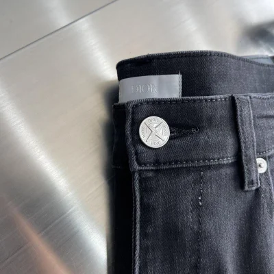 Джинсы Christian Dior Backside White Logo Stone Island "Blue" фото № 3 Джинсы Christian Dior Backside White Logo Stone Island "Blue" фото № 3