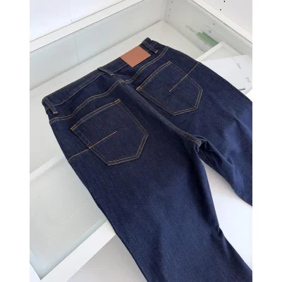 Джинсы Christian Dior Frontside Pockets Brown Stripe Dior "Blue" фото № 5