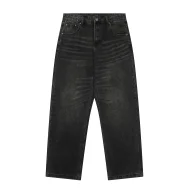 Джинсы Derschutze Biker "Washed Black/Green"